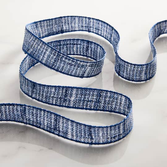 12 Pack: 5/8" x 7yd. Faux Cotton Ribbon by Celebrate It™